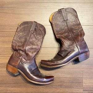 Lucchese 1883 Leather Desert Cowboy Boots Size 9.5